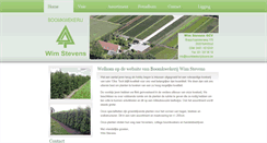 Desktop Screenshot of boomkwekerijstevens.be